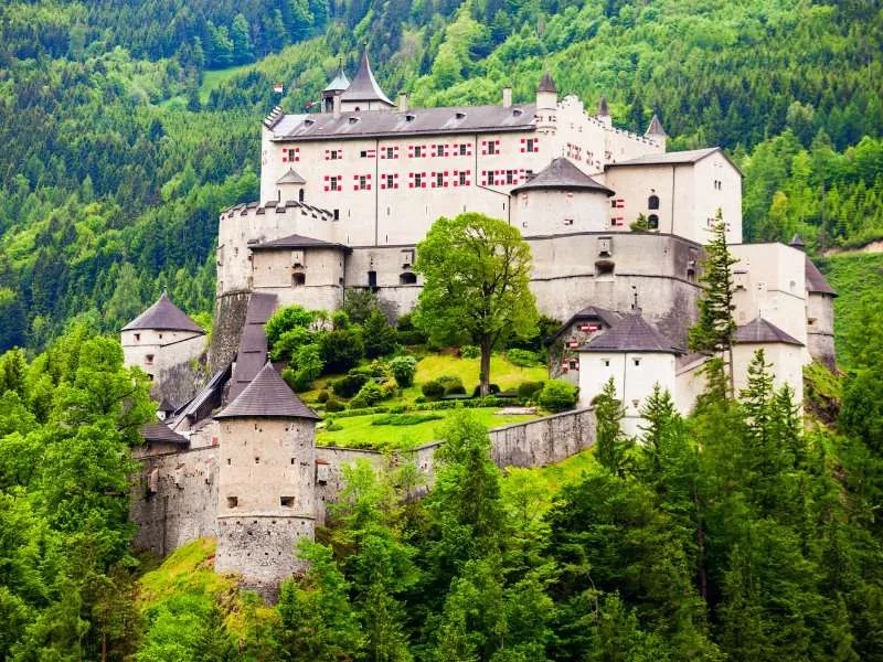 Hohenwerfen Castle famous Austrian Landmarks